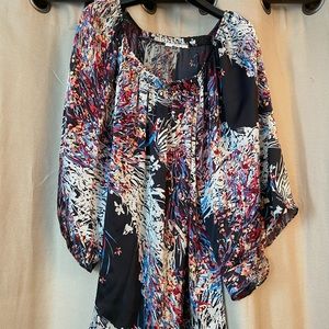 Sheer, flowing blouse